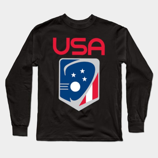 USA Long Sleeve T-Shirt by uvipatel